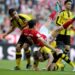 Aufstellungen: Teilnehmer: FC Bayern München Gegen Borussia Dortmund