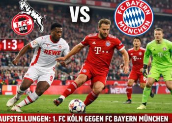 Aufstellungen: Teilnehmer: 1. FC Köln Gegen FC Bayern München