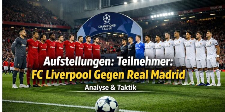 Aufstellungen: Teilnehmer: FC Liverpool Gegen Real Madrid