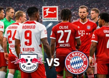 Aufstellungen: Teilnehmer: RB Leipzig Gegen FC Bayern München