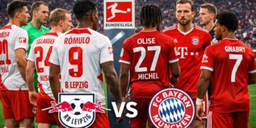 Aufstellungen: Teilnehmer: RB Leipzig Gegen FC Bayern München
