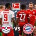 Aufstellungen: Teilnehmer: RB Leipzig Gegen FC Bayern München