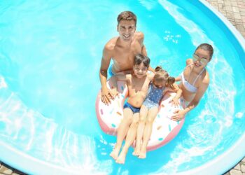 Badespaß mit einem GFK-Pool