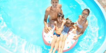 Badespaß mit einem GFK-Pool