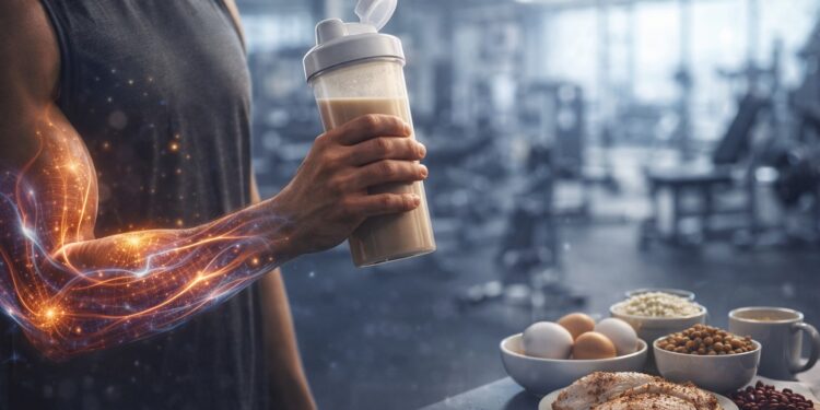 Proteine den Muskelaufbau