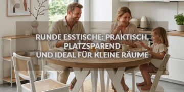 Runder Esstisch – platzsparend, praktisch und flexibel für kleine Räume