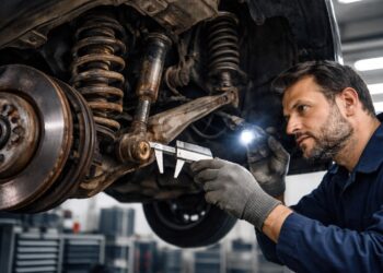 Fahrwerksteile prüfen