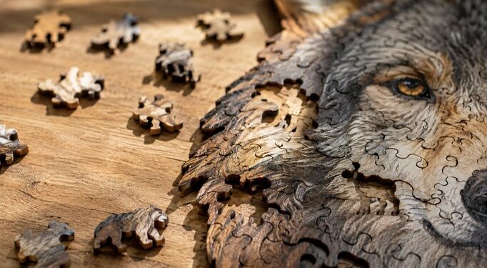 Holzpuzzle für Erwachsene
