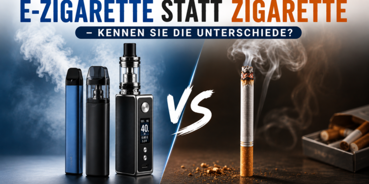 E-Zigarette statt Zigarette – kennen Sie die Unterschiede?
