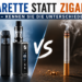 E-Zigarette statt Zigarette – kennen Sie die Unterschiede?
